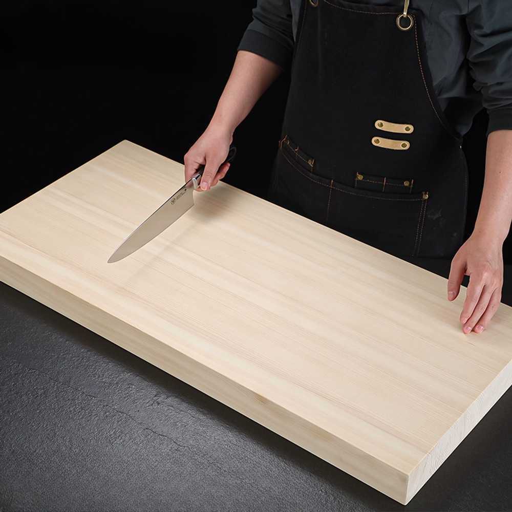 편백나무 도마 업소용 식당 원목 우드 대형 플레이팅 40x24cm - 상품 이미지