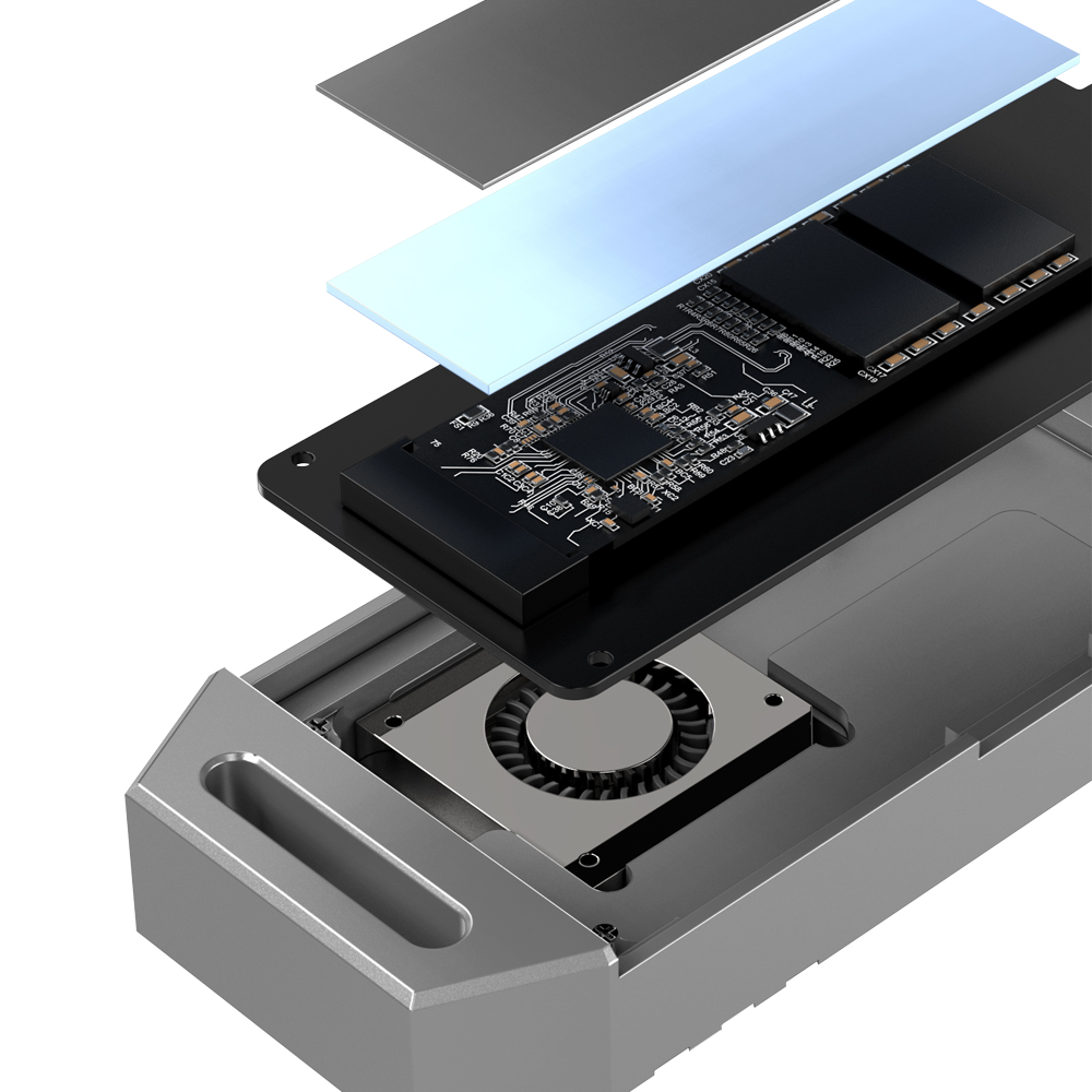 넥스트유 NVMe M.2 2280 SSD 전용 USB4 40Gbps 외장 케이스 - 상세 이미지 5