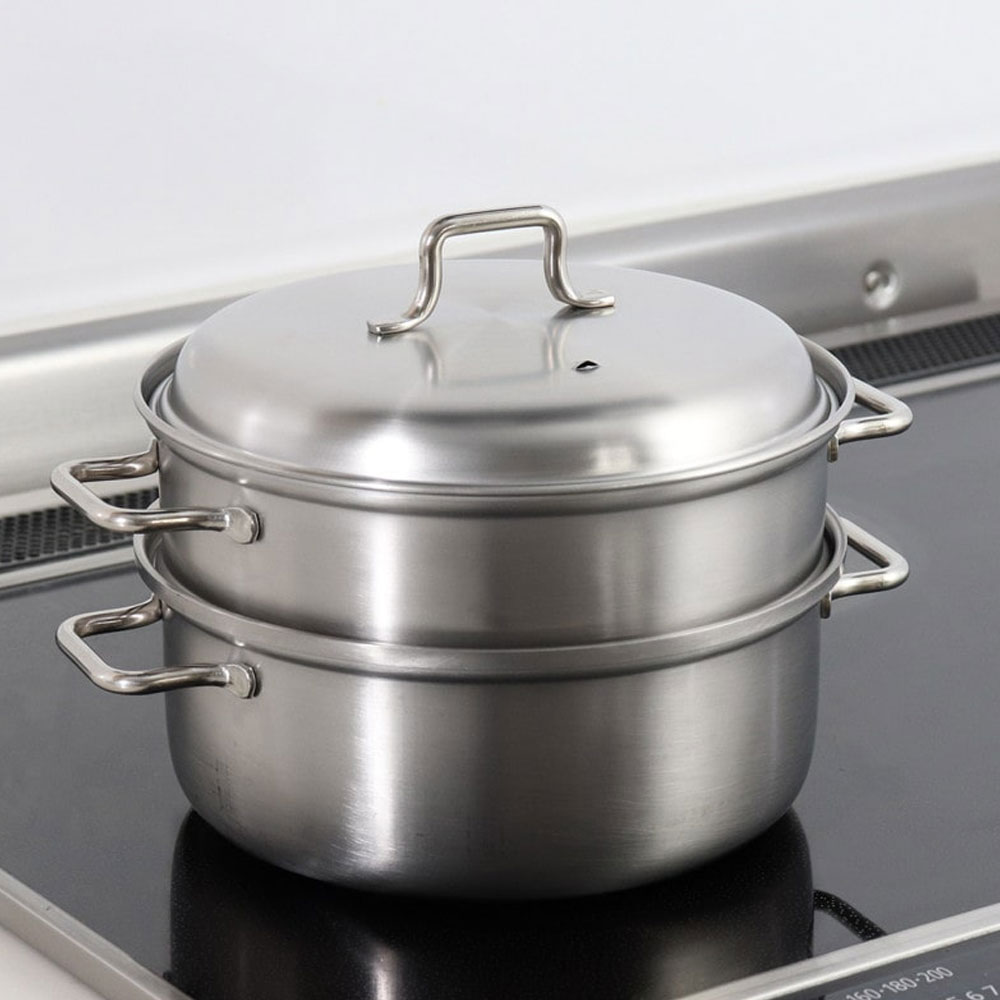 아이자와 공방 스테인레스 찜기 찜솥 18cm (IH인덕션대응)