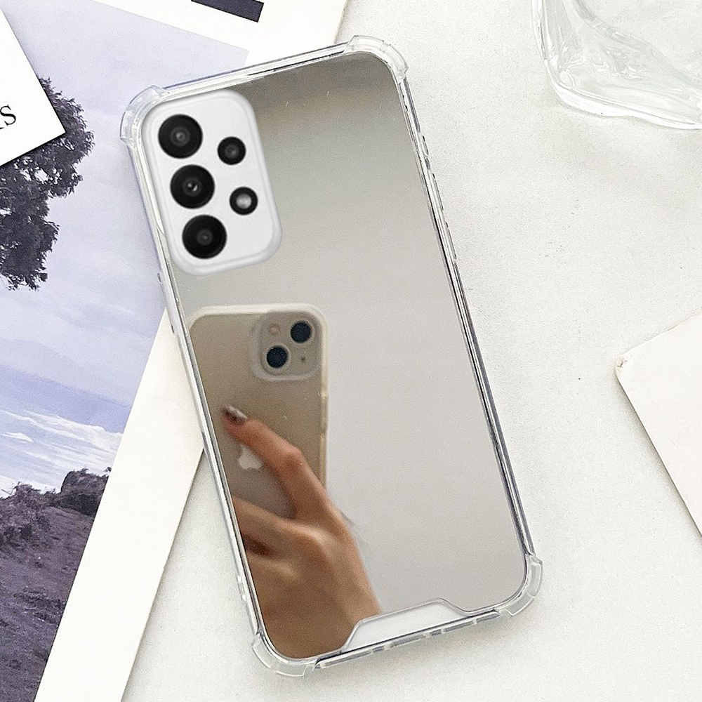 쿠션 미러 케이스 투명, 갤럭시노트20