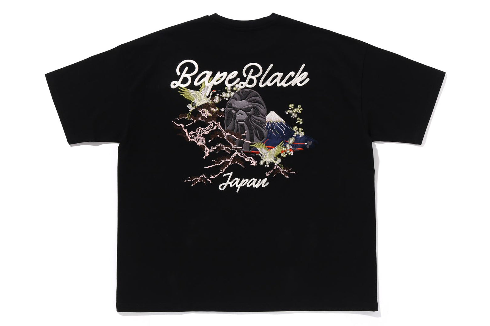 베이프 반팔티 BAPE BLACK EMBROIDERY 2월 신상 1K70-109-304 - 상세 이미지 4