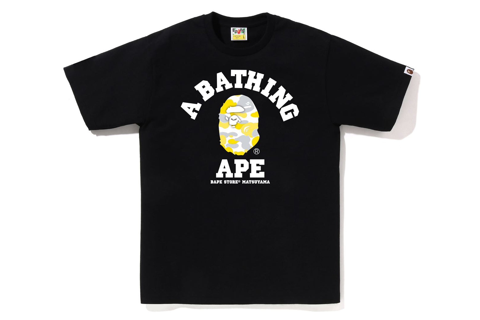 베이프 반팔티 BAPE STORE MATSUYAMA CAMO COLLEGE 2월 신상 1K72-110-183 - 상세 이미지 2