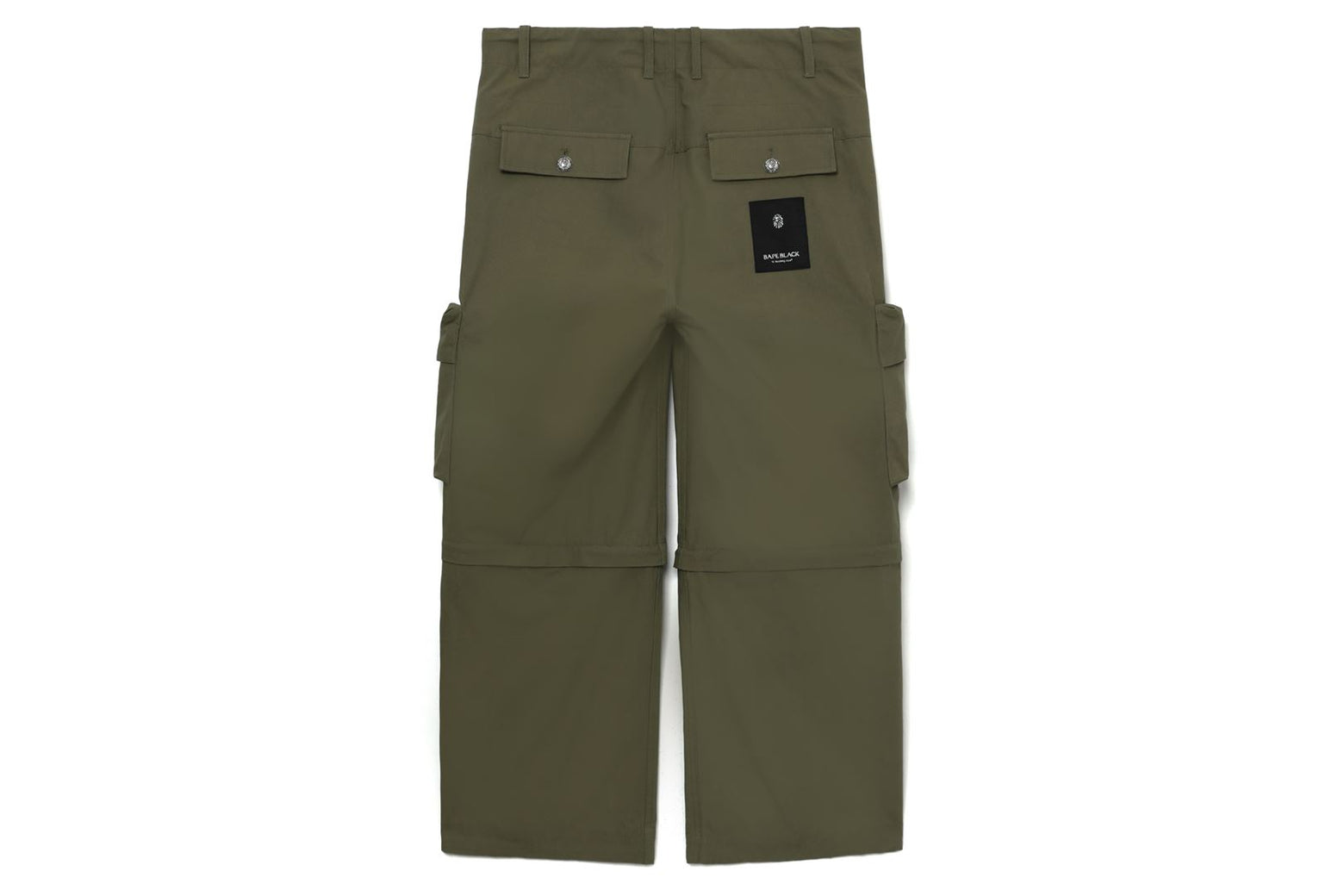 베이프 바지 BLACK WIDE CARGO PANTS 2월 신상 1K70-152-305 - 상세 이미지 2