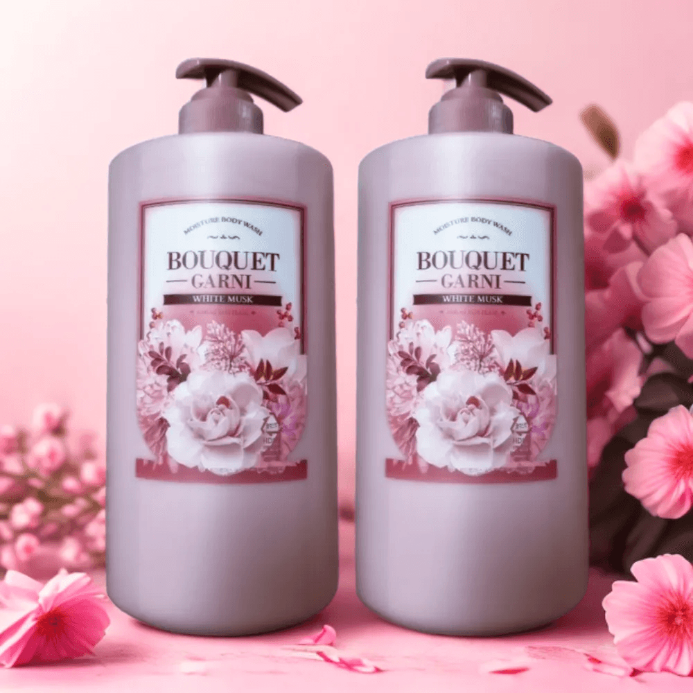 부케가르니 모이스처 바디워시 화이트머스크 1,000ml 2개 향좋은 바디케어 : 메이비굿컴퍼니