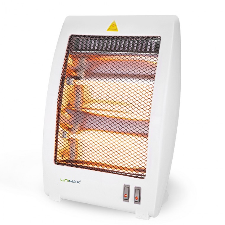 유니맥스2104W/화이트 2단 석영관 미니히터 쿼츠 히터 전기히터 전기 발난로 사무실