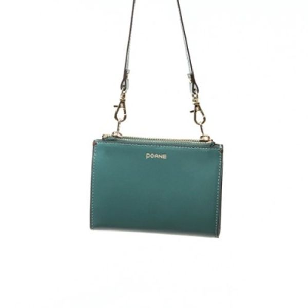 [포안] Ane TWIN ZIP MULTI WALLET-MINI BAG_GREEN : 핫트랙스