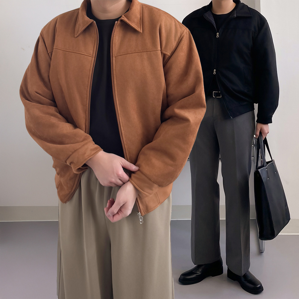 남자스웨이드자켓 남자크롭자켓 트러커 - 상품 이미지