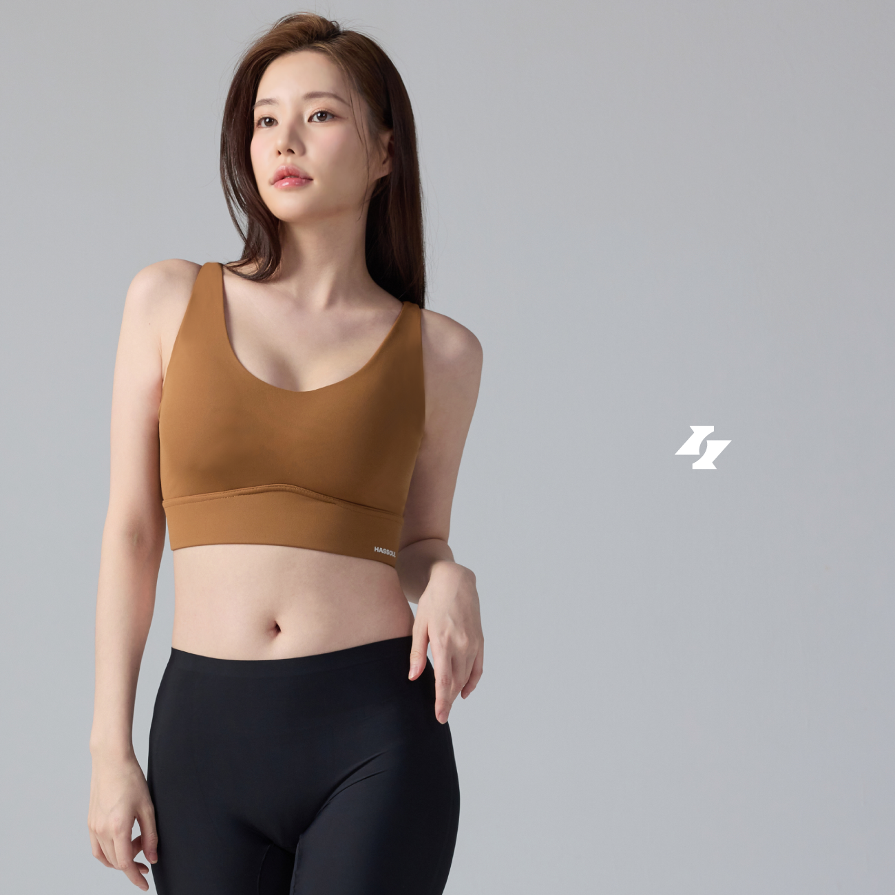 [애슬레저 SET] 크로스후크 브라탑 + 코어 엑스 밴드 쇼츠 레깅스 SET - 상세 이미지 2