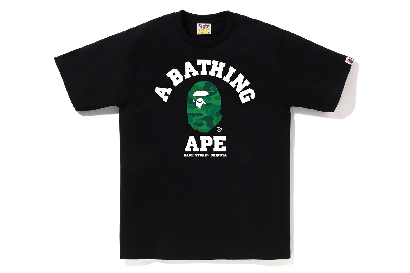 베이프 반팔티 BAPE STORE SHIBUYA CAMO COLLEGE 2월 신상 1K72-110-174 - 상세 이미지 2