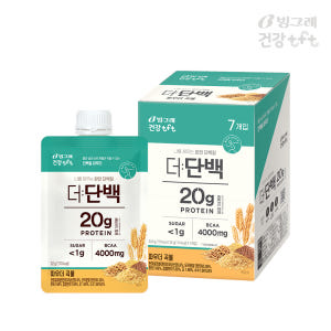 빙그레 더단백 파우더 단백질 쉐이크 곡물 7개입 맛있게 먹은 솔직 후기 - 상품 이미지 1