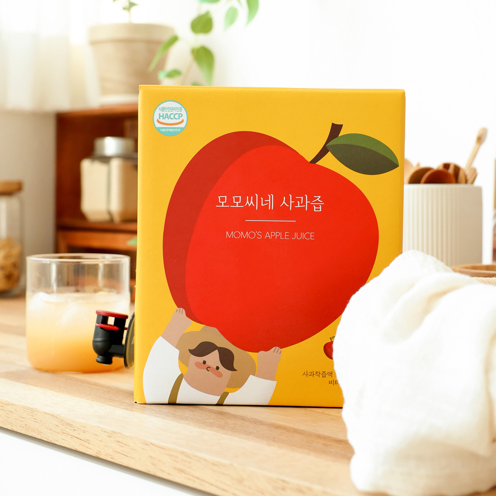모모씨네 사과즙 3L NFC 저온착즙 생 사과즙 3000ml, 3개 - 상세 이미지 5