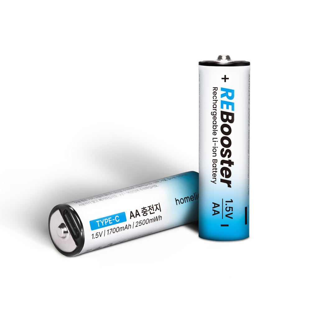 AA충전지 범용충전지 USB 충전지 1.5 AA형 4알 - 상세 이미지 4