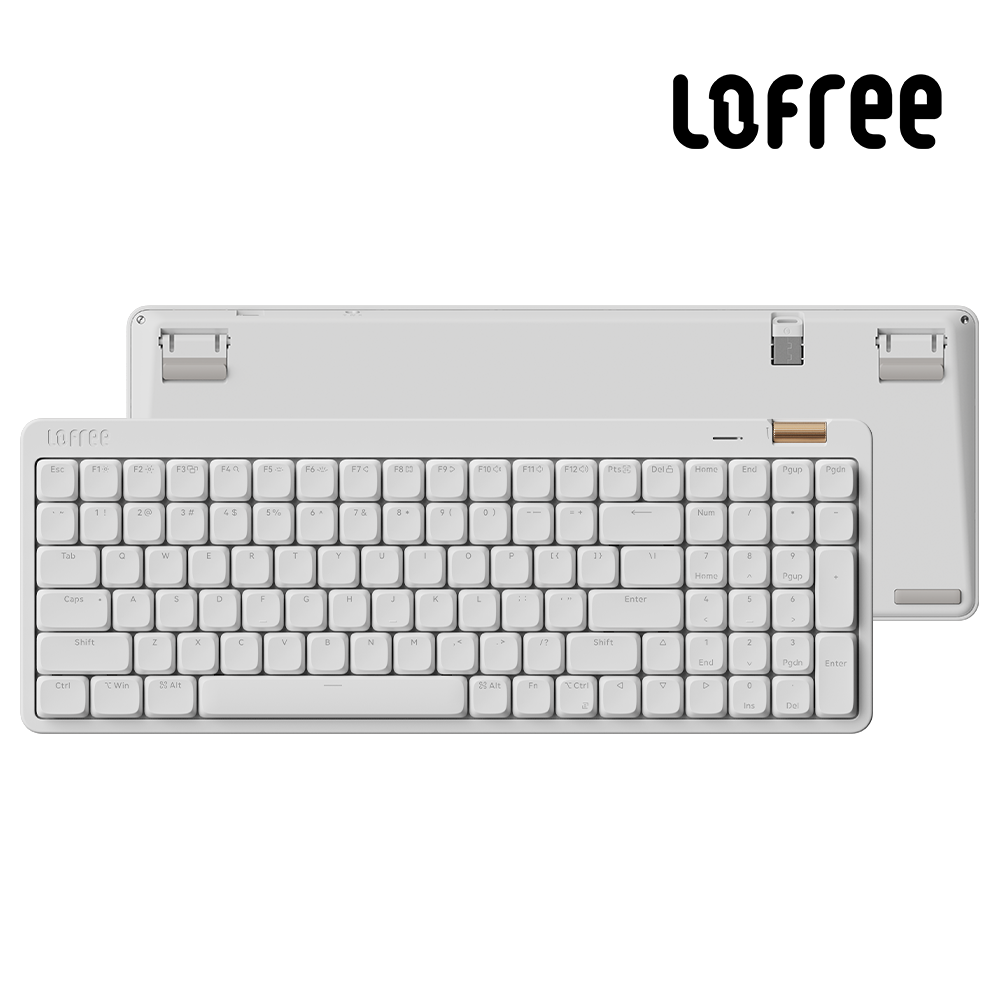 로프리 플로우 라이트 flow Lite 유무선 기계식 키보드 Off-White, 100키 - 상품 이미지