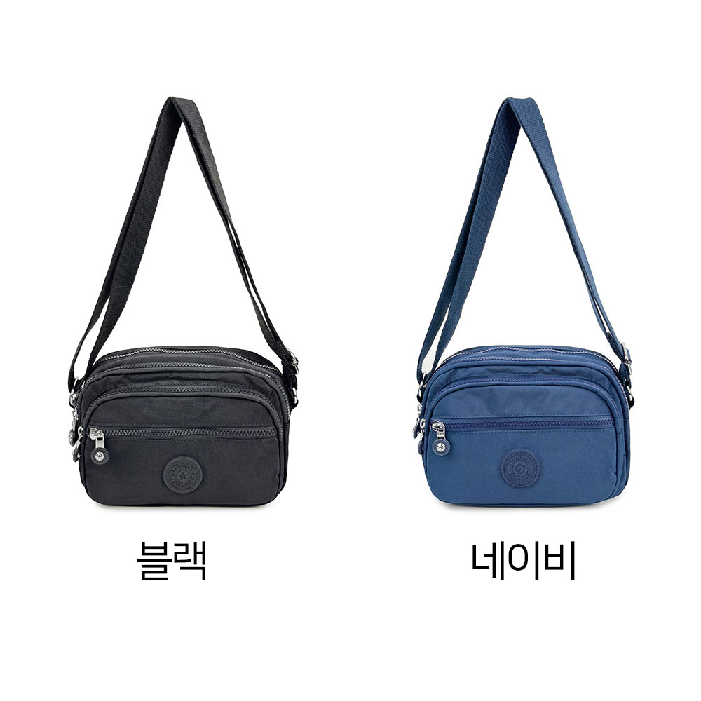 엄마 할머니 가벼운 작은 크로스백 나들이 외출 여행 스몰 경량 미니백 지갑 핸드폰 가방 - 상세 이미지 2