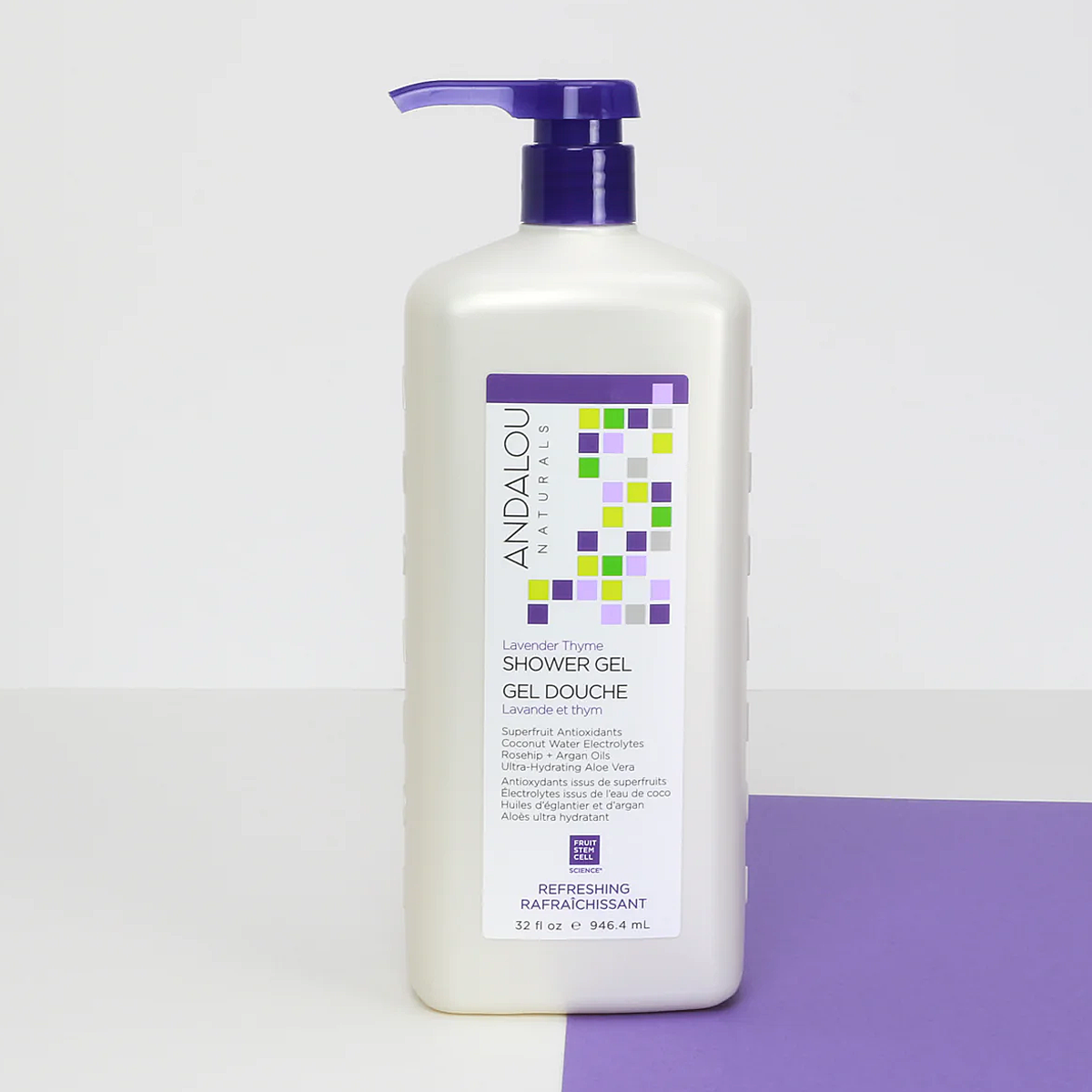 안달로우 라벤더 건조 피부보습 향좋은 약산성 천연비건 샤워젤 라벤더향, 946ml, 1개 - 상품 이미지
