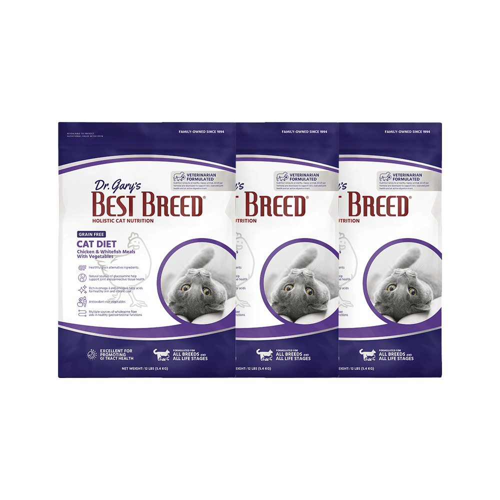 고양이사료대용량 베스트브리드 그레인프리 캣 다이어트 1등급 고양이사료 닭고기, 5.4kg, 3개