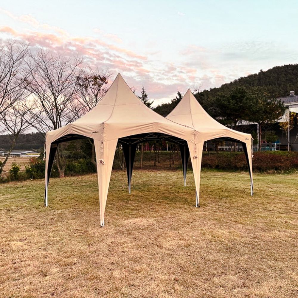 캠프밸리 티오피300 가제보 몽골텐트 접이식 캐노피 자바라 이동식 그늘 천막 창고 행사용