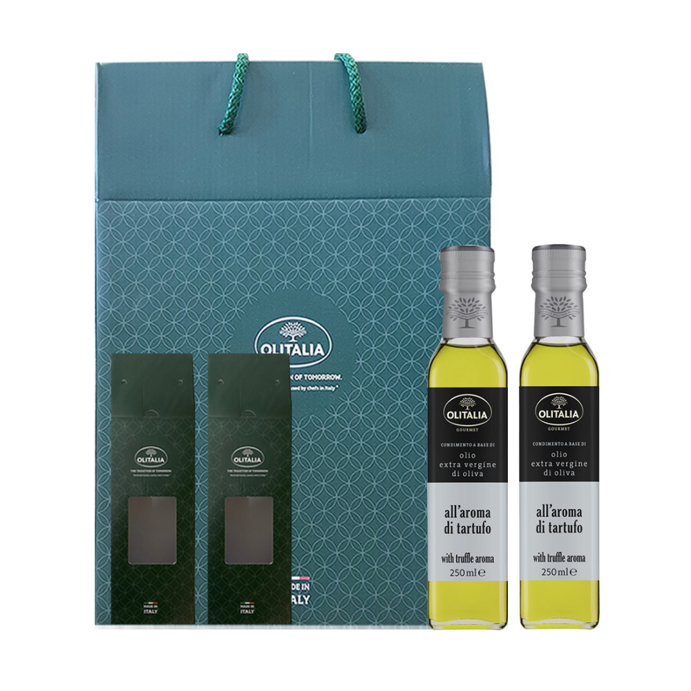 올리타리아 선물세트 올리브유 250ml, 2개 - 상품 이미지