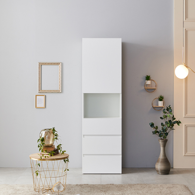 모노 월플렉스 시스템 (깊이415) 400서랍장 틈새 키큰 거실 안방 3단 서랍장