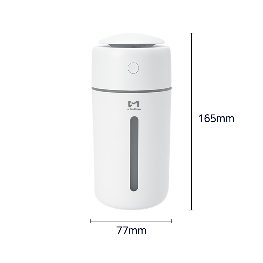 르메이어 미니 무선 가습기 초음파 저소음 USB 충전