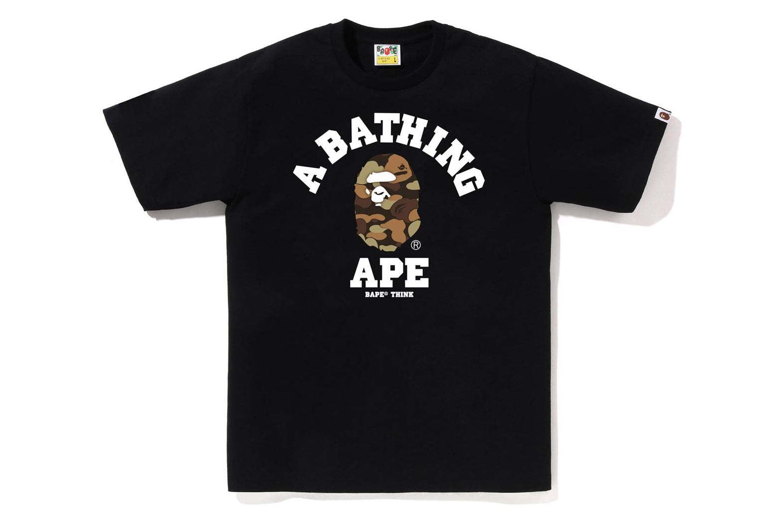 베이프 반팔티 BAPE THINK CAMO COLLEGE TEE 2월 신상 1K72-110-186 - 상세 이미지 2