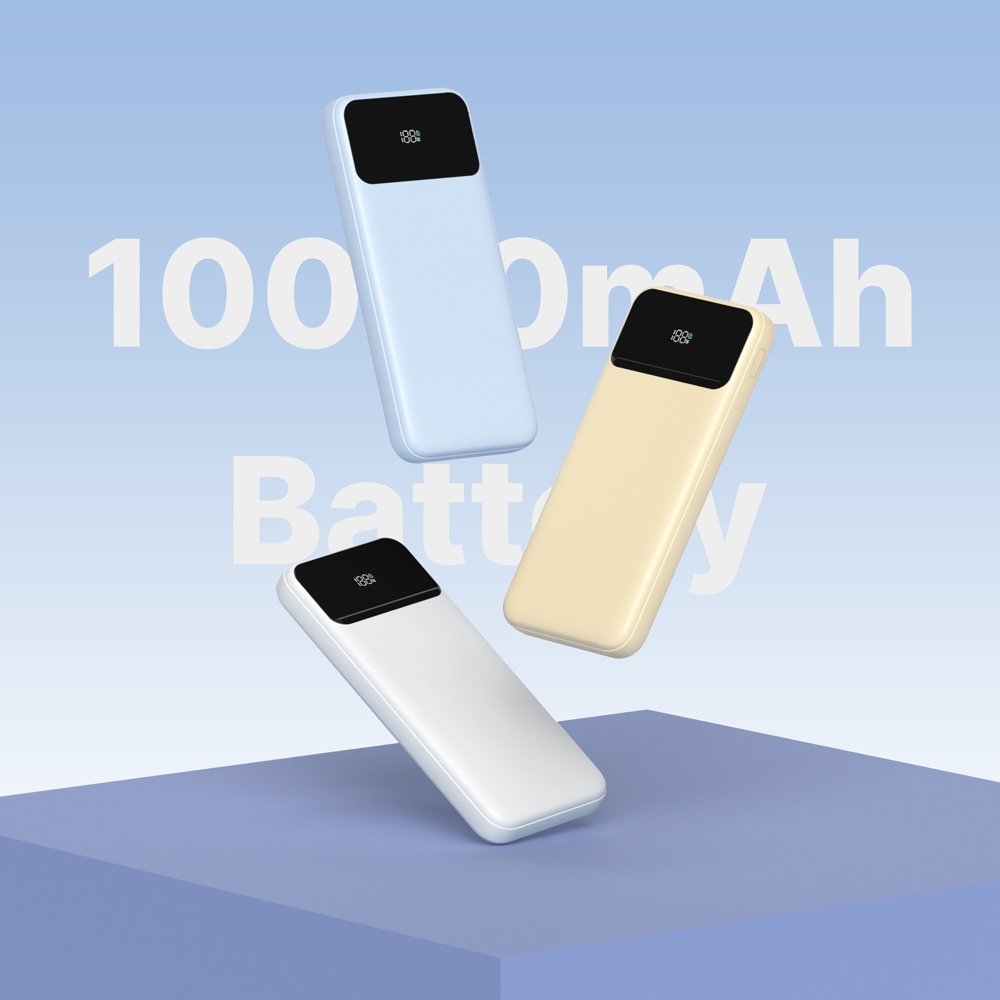 이어맥 슬림 LED 3포트 22.5W 고속 충전 보조배터리 10000mAh - 상세 이미지 3