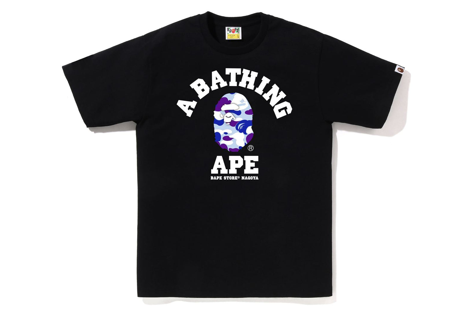 베이프 반팔티 BAPE STORE NAGOYA CAMO COLLEGE 2월 신상 1K72-110-179 - 상세 이미지 2