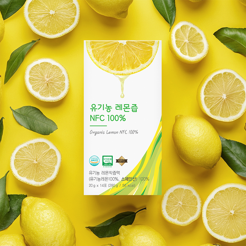 유기농 레몬즙 NFC 100% 14포, 6개 - 상세 이미지 2