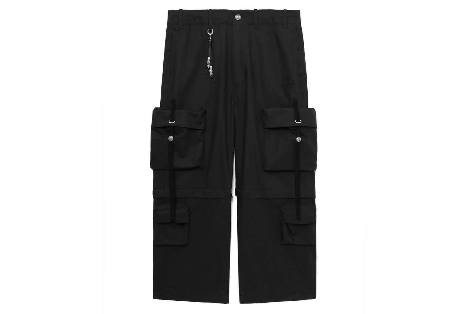 베이프 바지 BLACK WIDE CARGO PANTS 2월 신상 1K70-152-305 - 상세 이미지 3