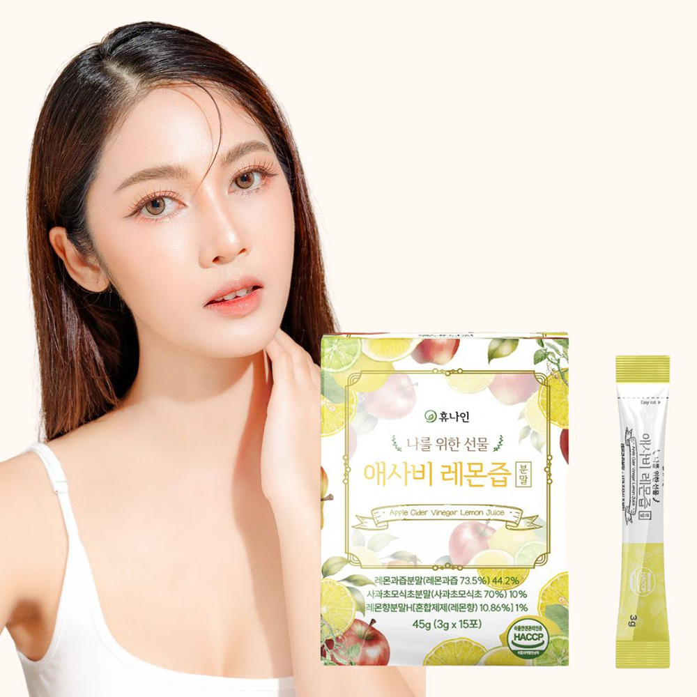 애사비 레몬즙 레몬수 레몬물 스틱 효능 15포 - 메인 이미지
