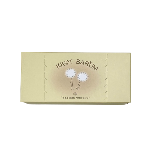 꽃바름 비건 엠보싱 화장솜 100p