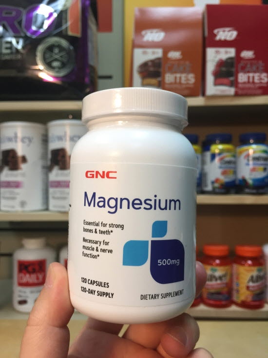 정품(SALE) GNC 마그네슘 500mg 120정 (캡슐), GNC Magnesium 500mg 120caps : 주식회사 건강의 신