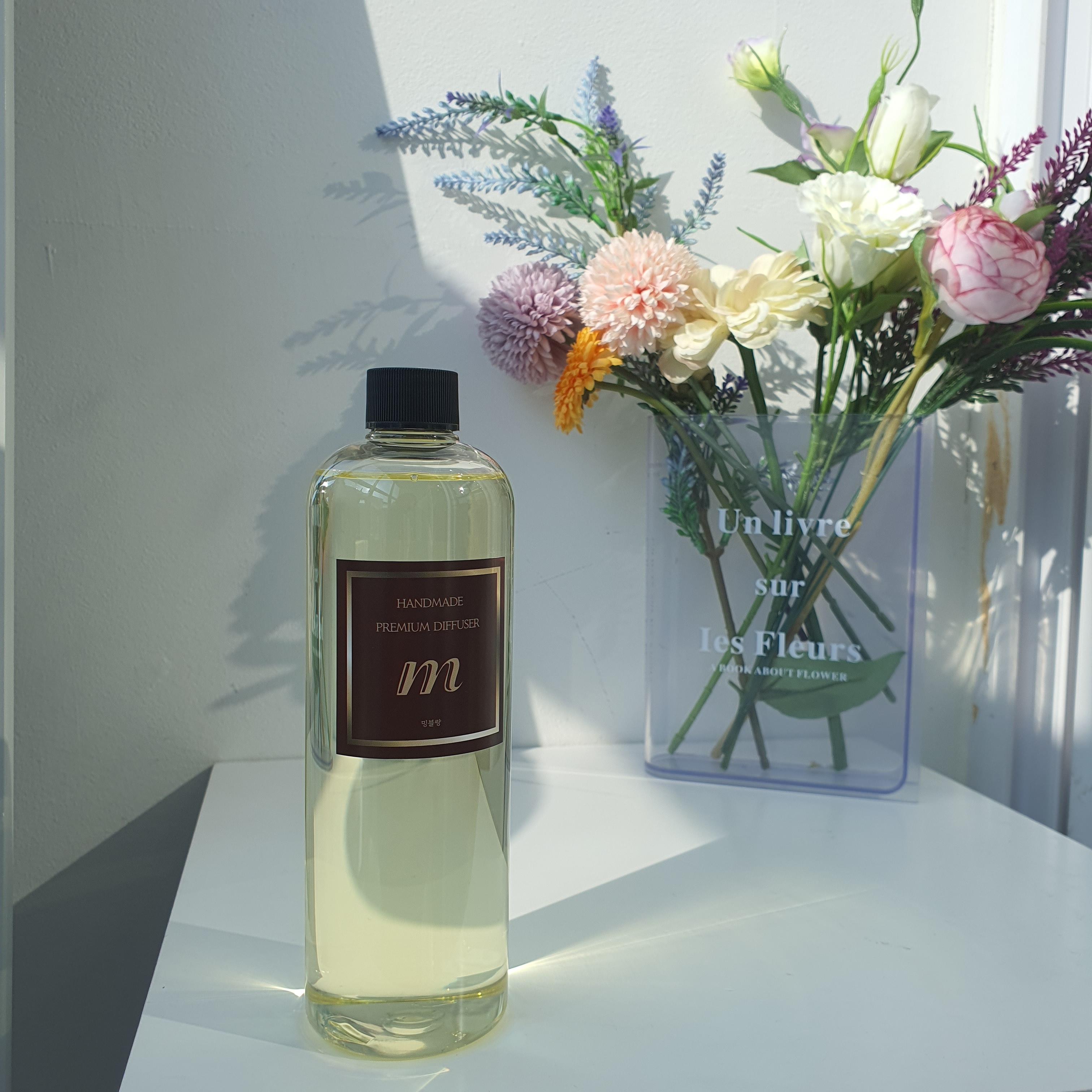 발향 좋은 대형 대용량 디퓨저 리필액 500ml 거실 현관 사무실 화장실 방향제 재료
