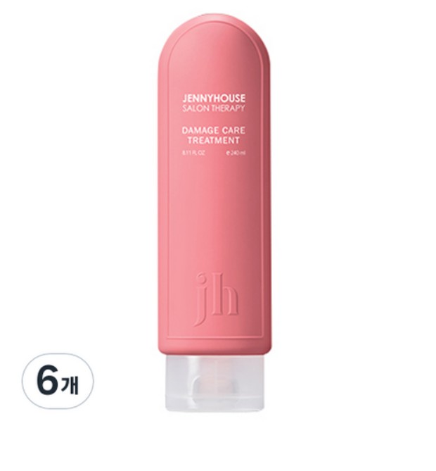 제니하우스코스메틱 살롱테라피 데미지케어 트리트먼트, 240ml, 6개 : 유연상사글로벌