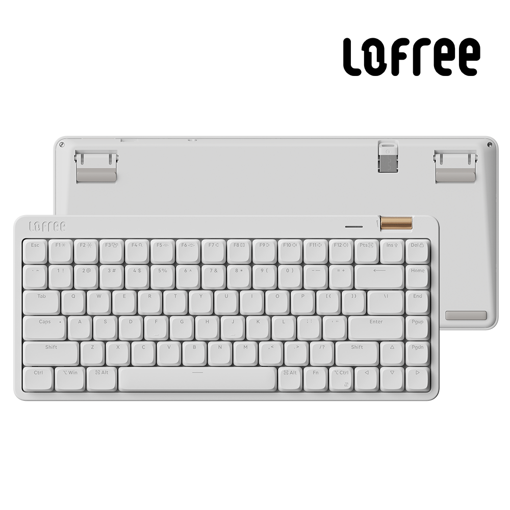 로프리 플로우 라이트 flow Lite 유무선 기계식 키보드 Off-White, 84키