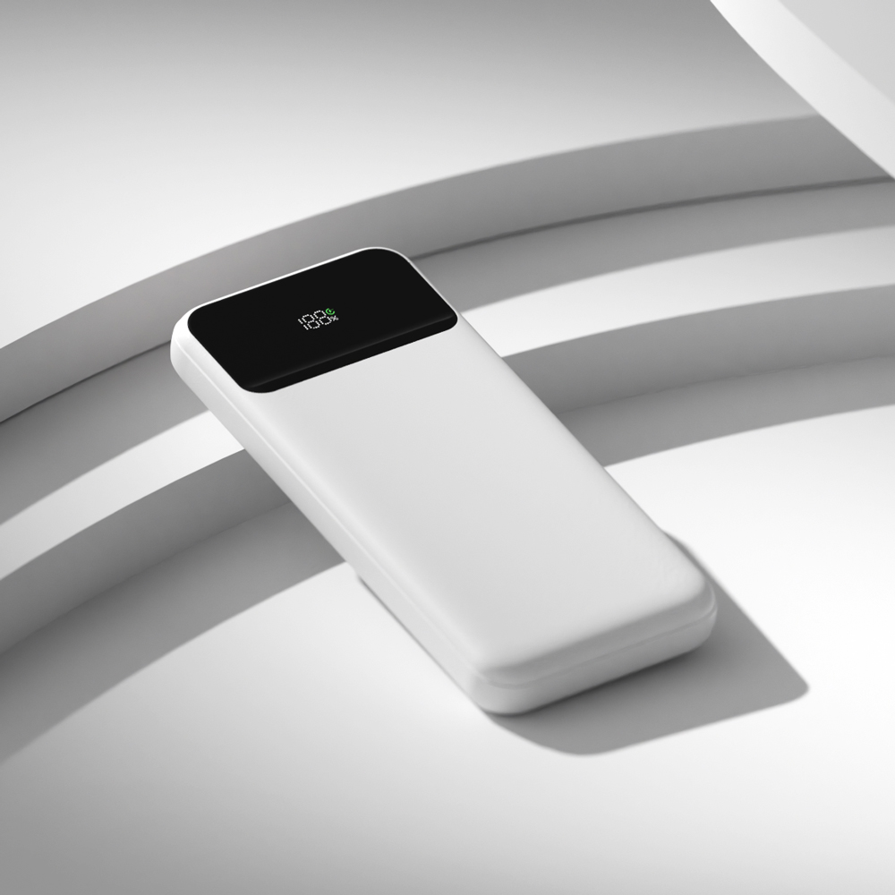 이어맥 슬림 LED 3포트 22.5W 고속 충전 보조배터리 10000mAh