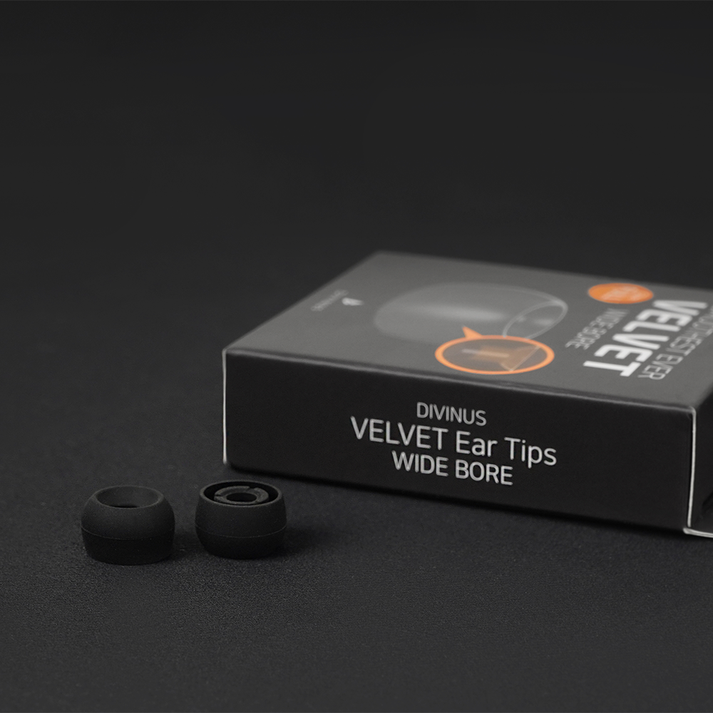 디비누스 벨벳팁 와이드보어 3쌍 DIVINUS VELVET 이어폰 실리콘 이어팁 이어캡 이미지 4