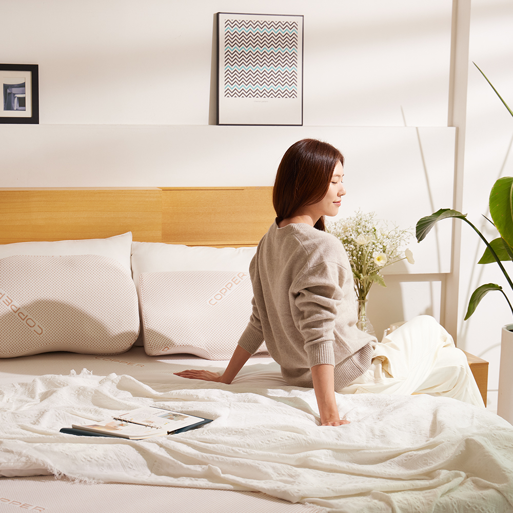 그랜레스트 발칸 메모리폼 바이오 그린폼 매트리스 20cm, Q(퀸), 미디엄하드 화이트 이미지 8