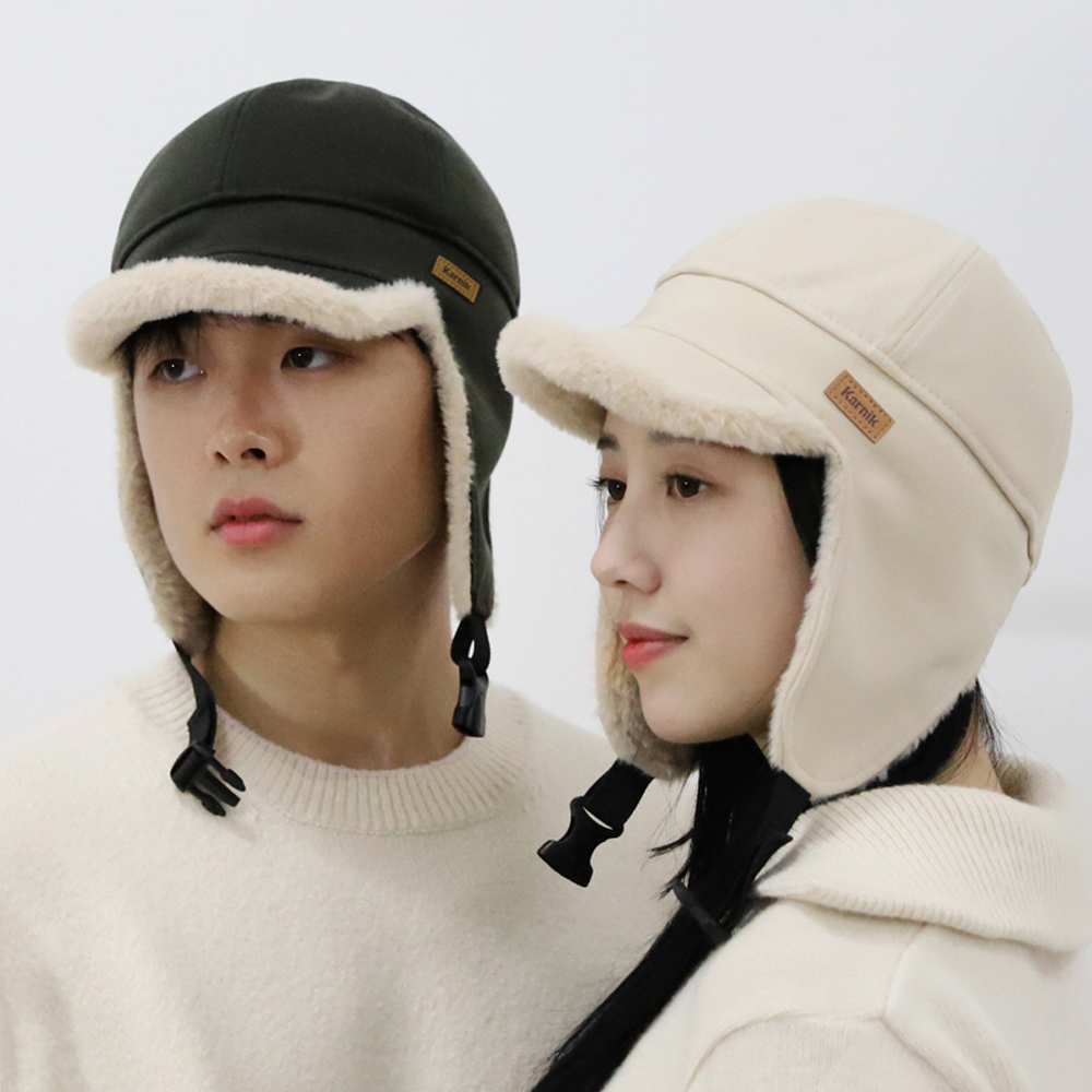 카르닉 카펠로 방한모자 겨울 군밤 귀달이 털 등산 제품 이미지