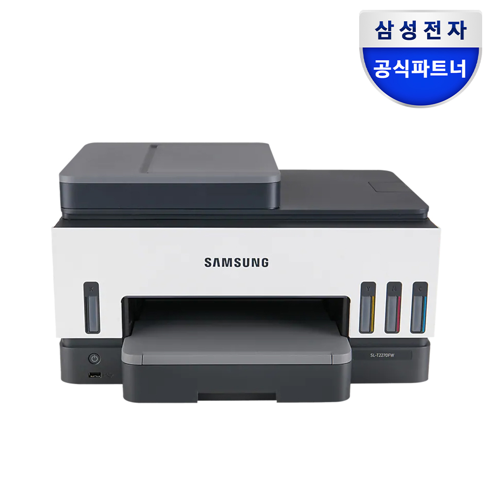 삼성전자 SL-T2270FW 무한 잉크젯 복합기 무선 프린터기 복사 인쇄기 팩스 잉크포함