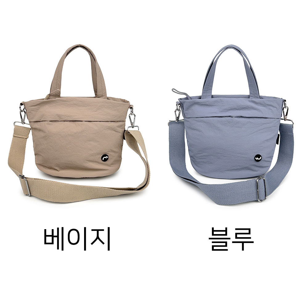 가벼운 나일론 미니 토트백 경량 천핸드백 저렴한 경량 토드크로스백 가방 - 상세 이미지 3