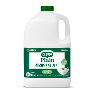 서울우유 플레인요거트 대용량 더진한순수무가당2.45L 4개 토핑 수제간식... 맛있게 먹은 솔직 후기 - 상품 이미지 3