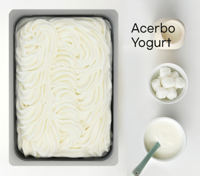 흥국 아체르보 요거트 젤라또 2kg 2개 대용량 업소용 아이스크림 - 상세 이미지 3