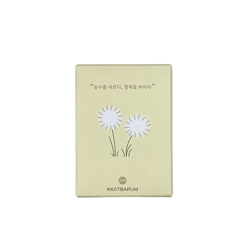 꽃바름 비건 분리되는 3겹 화장솜 20p