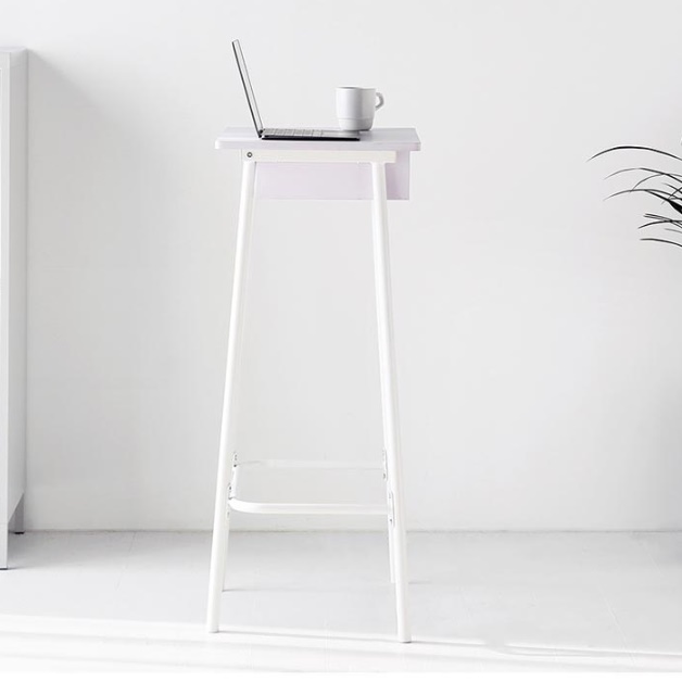 높은테이블 서서공부하는책상 키높이 탁자 키다리 스탠드형 책상
