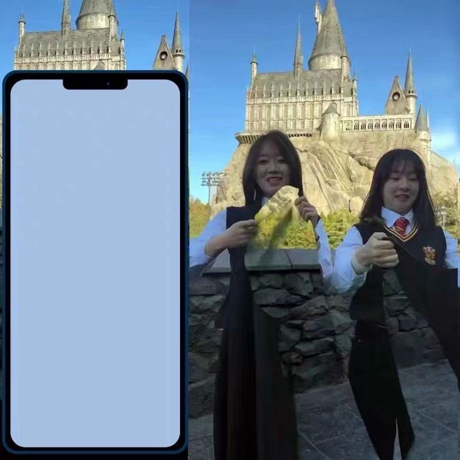 투명망토 특수효과 코스튬 매직 크로마키 편집 특수 의상 촬영 코스프레 - 상세 이미지 4