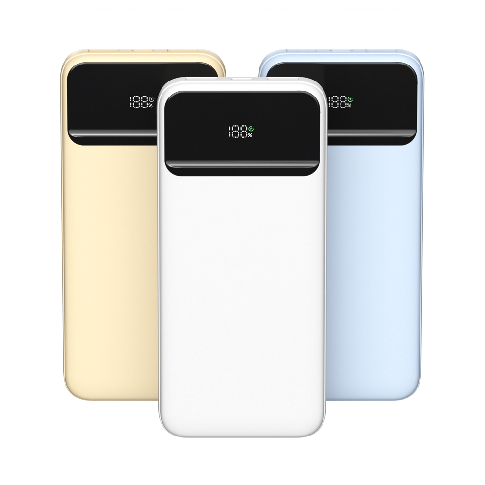 이어맥 슬림 LED 3포트 22.5W 고속 충전 보조배터리 10000mAh - 상세 이미지 2