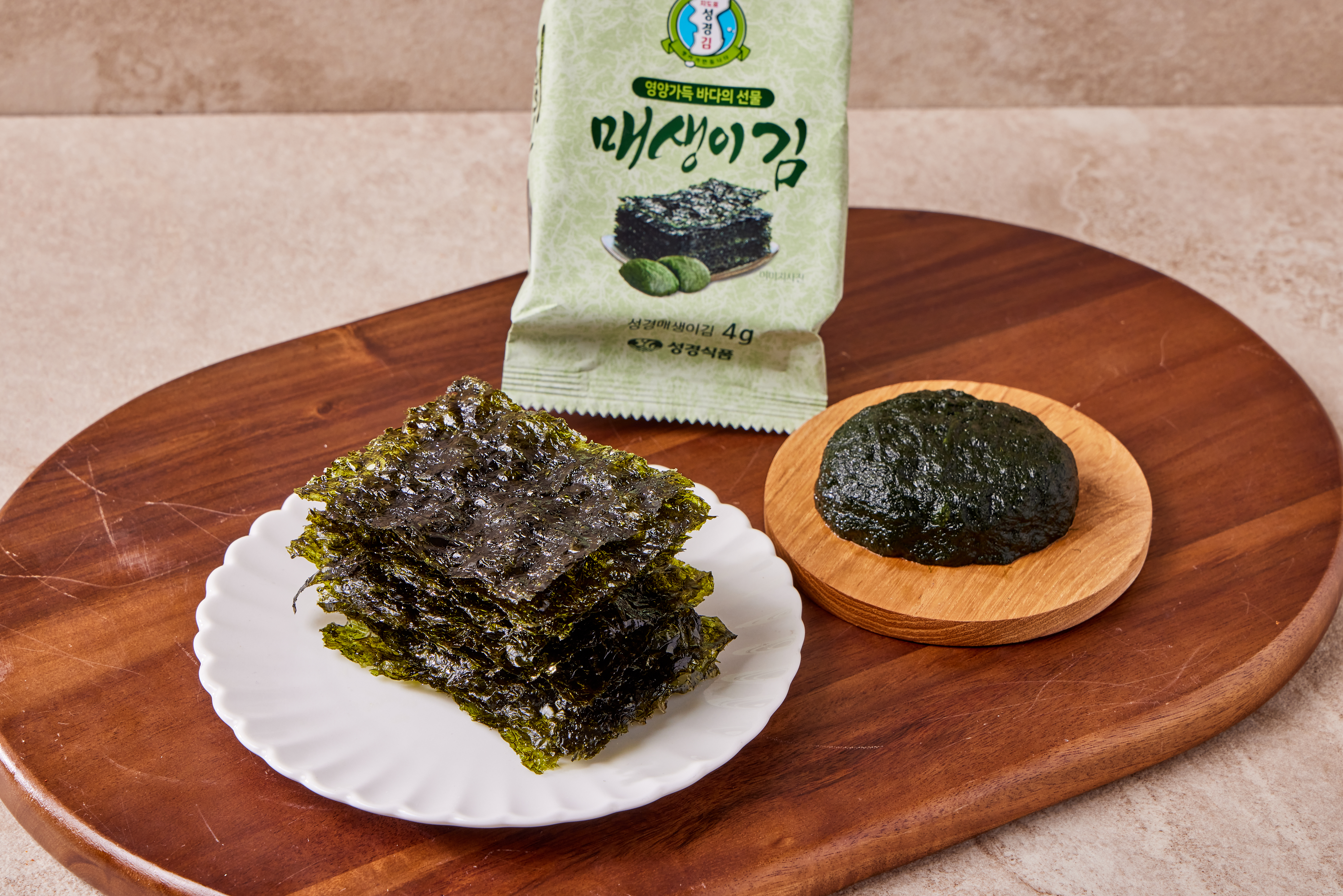 [성경김본사] 매생이 도시락김 4g x 16봉 64g, 1개 - 상세 이미지 4