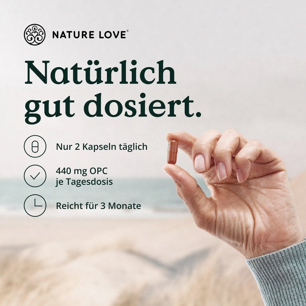 네이처러브 OPC 포도씨 추출물 NATURELOVE 독일 프리미엄 3개월분 180캡슐 - 상세 이미지 3