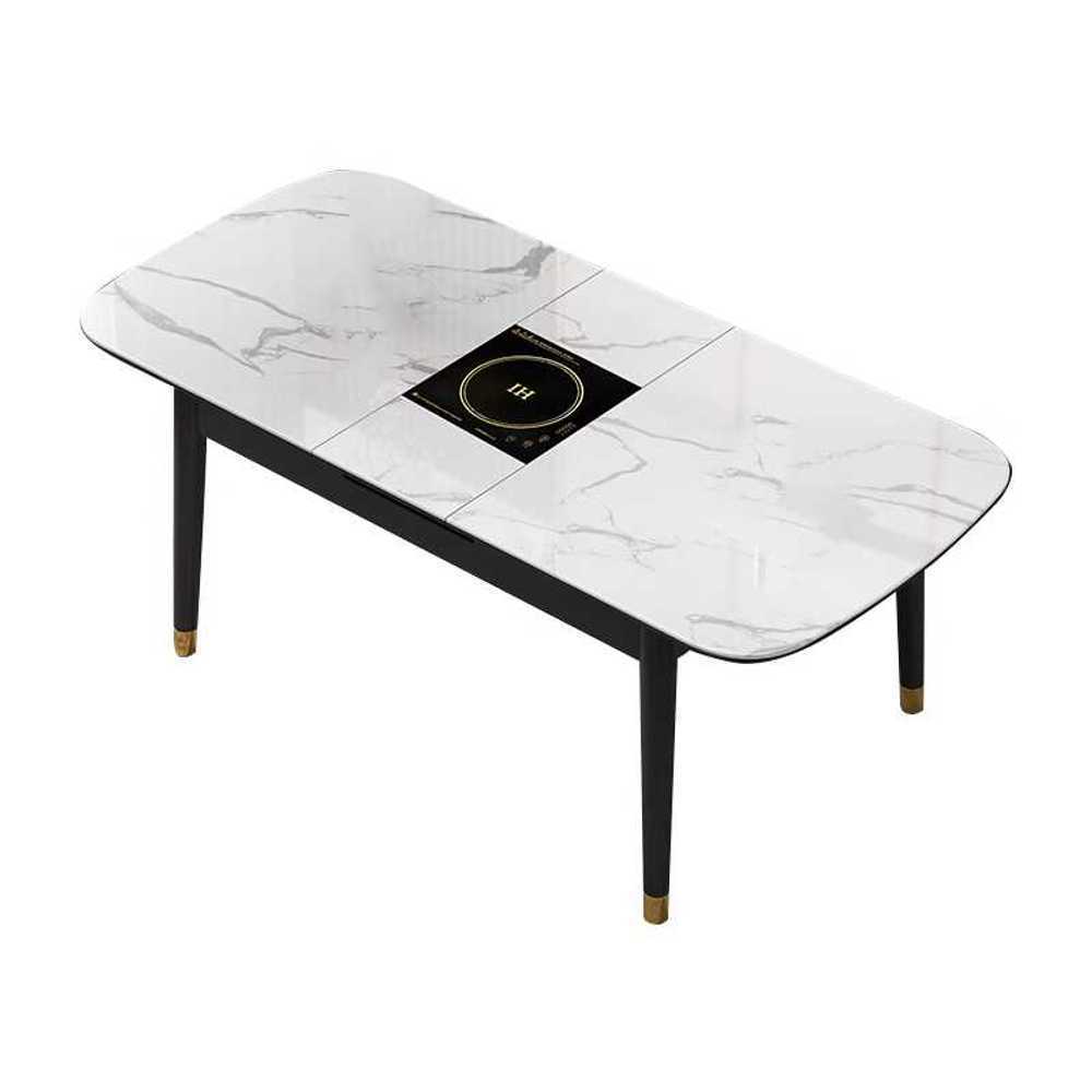 인덕션식탁 럭셔리 대리석테이블 세라믹 스마트 탁자 - 상품 이미지